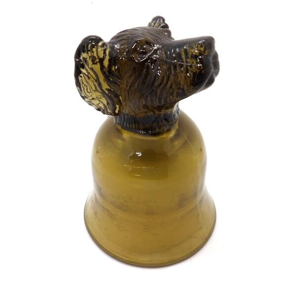 Vintage Avon Chesapeake Jigger Candle Amber Glass 1 3/4 in. NOS - Picture 2 of 5